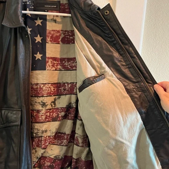 Wilson Leather Brown Jacket - Picture 6 of 10